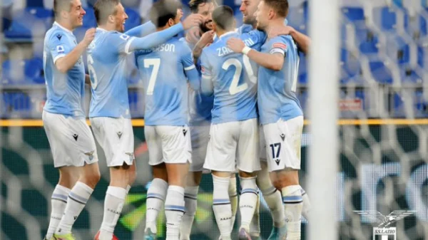 Sergej strijelac u pobedi Lacija, Italija: Serie A