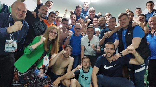 "Oklopnici" na štitu iz Kostolca, Srpska liga Zapad