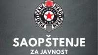 Saopštenje za javnost RK Partizan