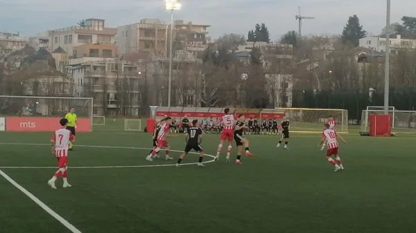 Buran remi u derbiju pionira Crvene zvezde i Čukaričkog, Prva liga pionira Beograda